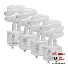 - 13Watt GU24 Base 2 prong light bulbs- UL approved-120v 60Hz - Mini Twist