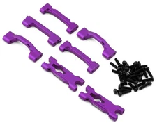 TRLX00449GQ3T LOSI MINI LMT ALUMINUM CHASSIS CROSS BRACE SET (PURPLE)