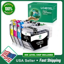 LC401XL Ink Cartridge replacement for Brother LC401 MFC-J1010DW MFC-J1012DW Lot
