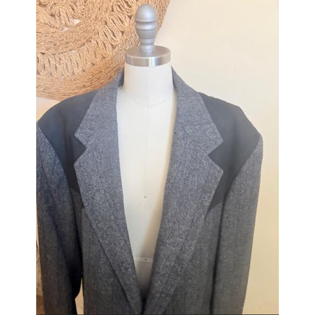 Pendleton Wool Blazer 48 Long Herringbone Western… - image 2