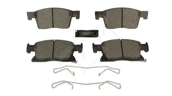 Vorderachse Hart 253 775 Bremsbelagsatz, Scheibenbremse FüR Opel-image