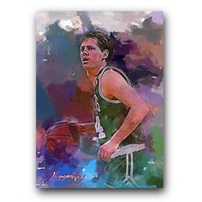 Danny Ainge #2 Art Card Limited 45/50 Edward Vela Signed (Boston Celtics)
