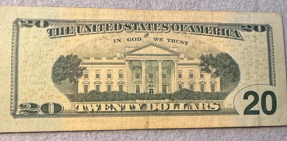 RARE 1996 ONE HUNDRED DOLLAR BILL REPEATER NOTE $100 AG 32513251 B - Image 2 of 2