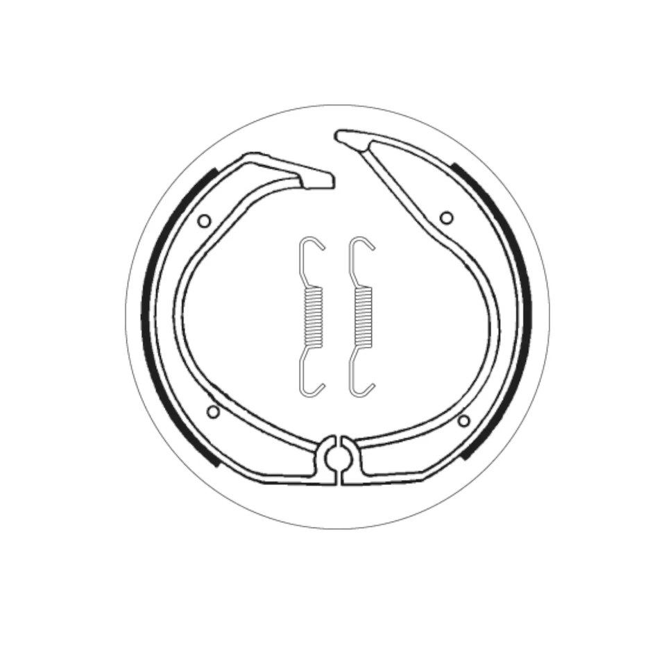 Тормозные колодки для BMW R 80 RT 1982-1990 задние SBS - Изображение 2 из 4