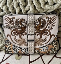 Guess  Cross Body  EILEEN BAROQUE IVORY W ANI...