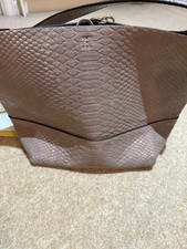 Karen Millen Beige Textured Handbag Unworn New With Tags