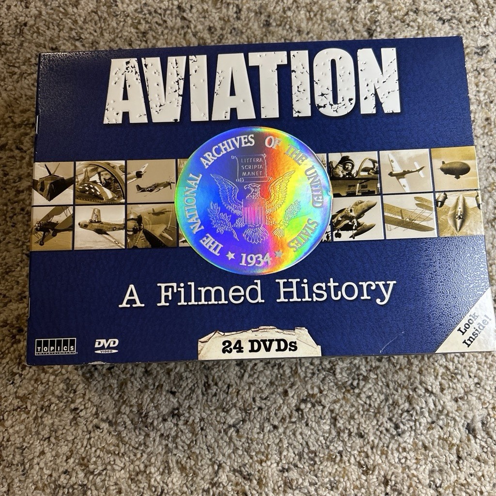 TOPICS Entertainment Aviation: A Filmed History DVD 24-Disc Box Set Sleeve