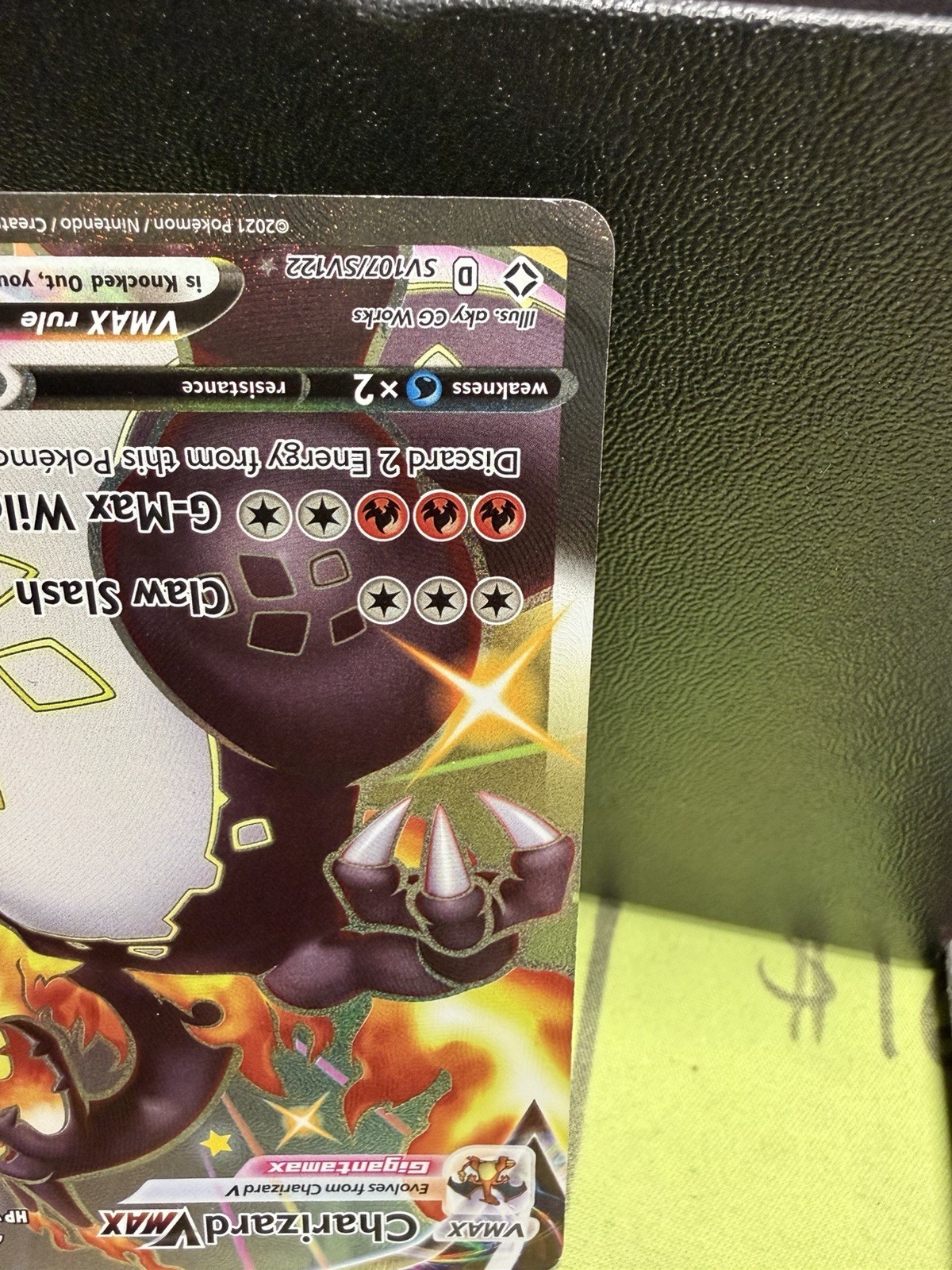 Pokémon Charizard VMAX SV107/SV122 Shining Fates Holo view 6