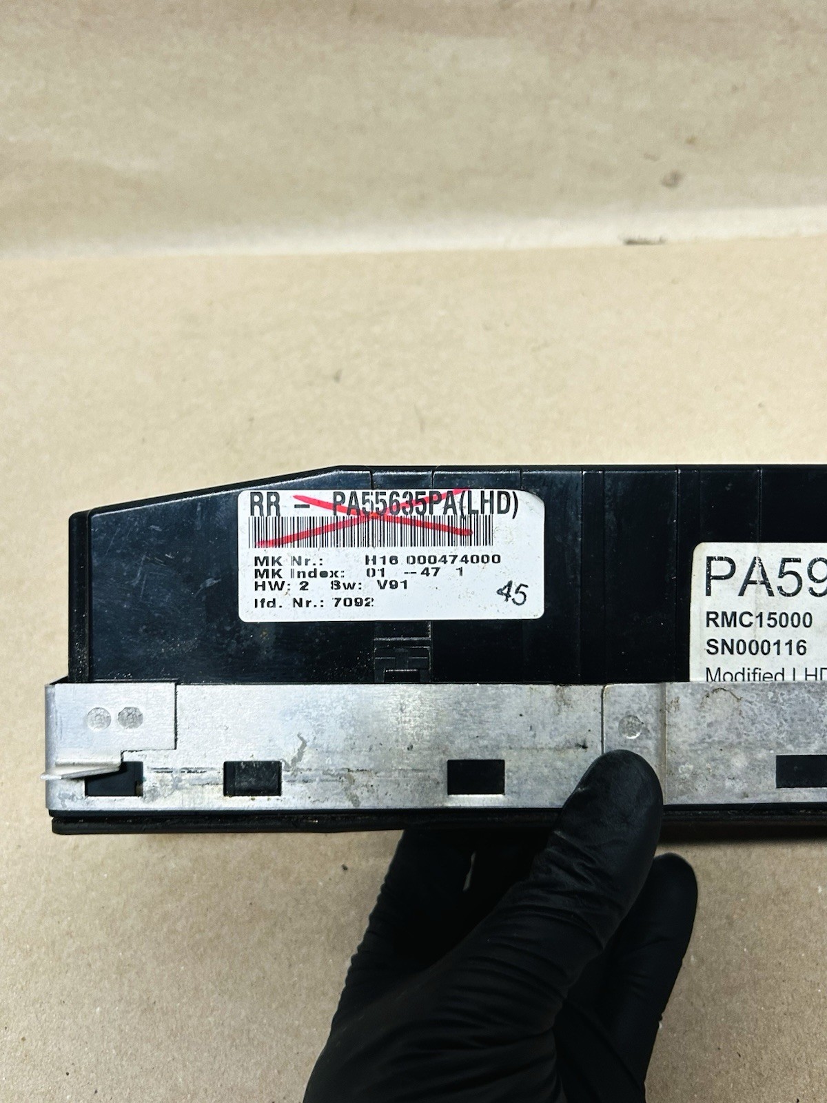 Bentley Arnage Le Mans Series 2000-2004 A/c switch
