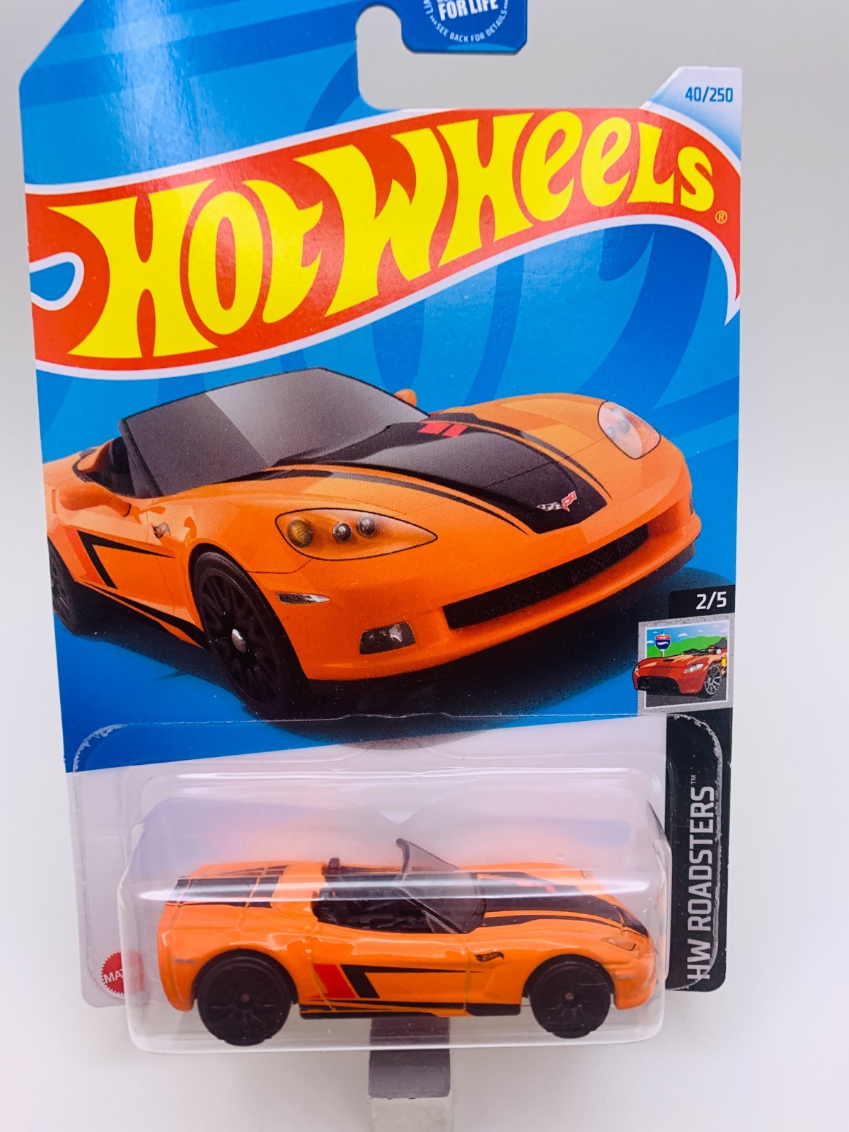Hot Wheels 2024 HW Roadsters Corvette C6 Car Orange New