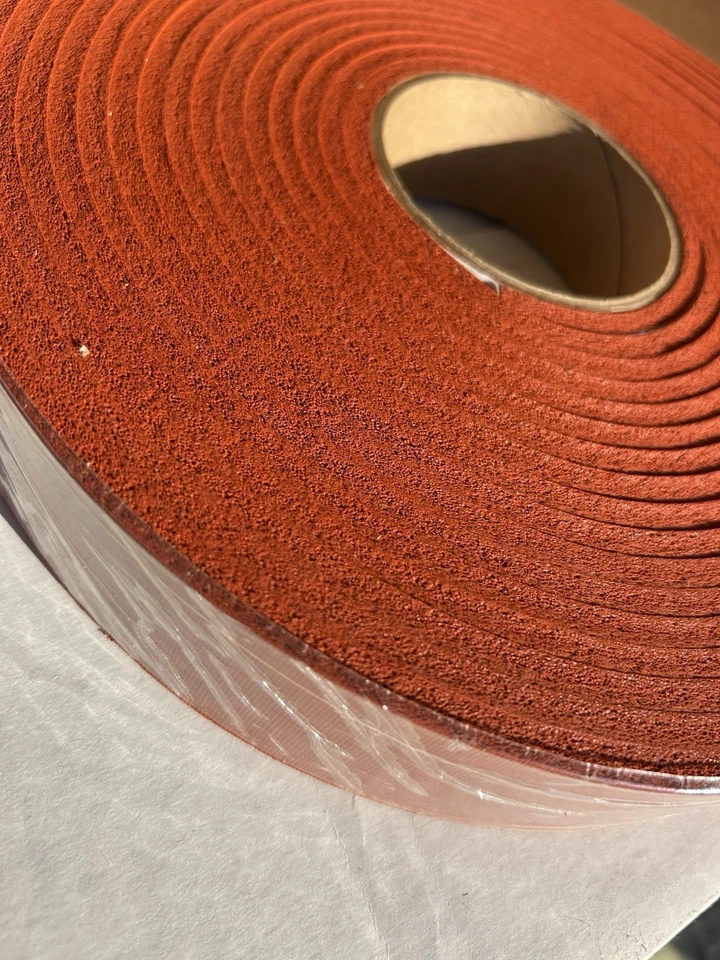 Nuevo 1.5" x 1/4" x 30' Rojo Silicona Esponja Goma Espuma HVAC Junta Tira Rollo Foto 4 de 4