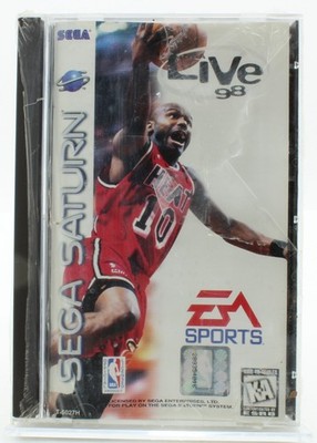 NBA Live 98 Sega Saturn - Sealed LTB - 1997