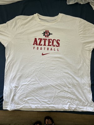 SDSU Football Team Issued Nike Dri Fit T-shirt White XXL