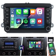 F&uuml;r VW Golf 5 6 Plus Touran Caddy Jetta Polo Autoradio Carplay Android Auto SWC