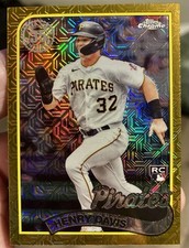 HENRY DAVIS GOLD RC /50 2024 TOPPS SILVER PACK 1989 TOPPS CHROME 35TH