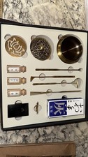 NowOasis Kodo Incense Ceremony Set Brass Burner Lotus Seal Tools Boxed