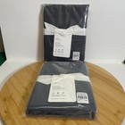 Pottery Barn Dream Sham Sateen Steel Blue Euro Pillow Shams Cotton Set of 2