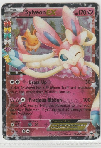 Pokémon Sylveon EX RC21/RC32 Generations Holo MP