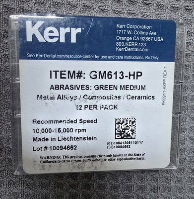 Kerr, Abrasive Medium Inverted Cone 12/pk