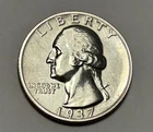 1937 WASHINGTON QUARTER IMPAIRED PROOF