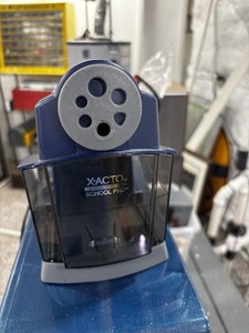 X-ACTO School Pro Classroom Electric Pencil Sharpener 167X Auto Blue
