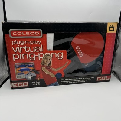 Coleco Plug-N-Play Virtual Ping-Pong Console Open Box New Tested
