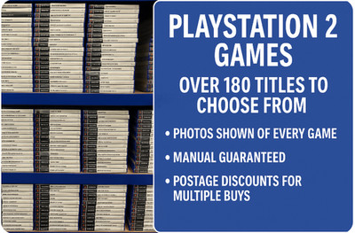 Günstige PS2 Spiele | Pick & Mix Bundle | Handbuch dabei | Kombiversand