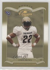 2003 Donruss Classics Rookie Timeless Tributes 35/100 Chris Brown #165 nd3