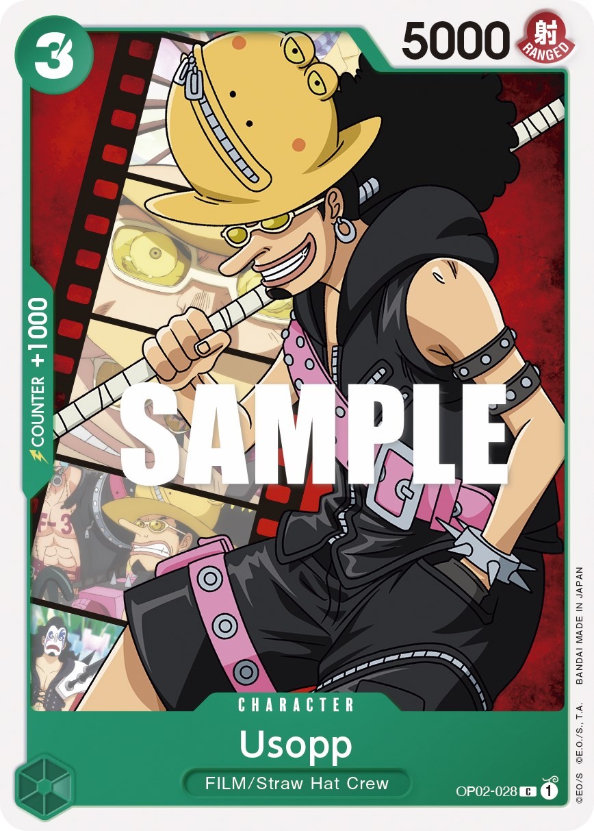 Usopp - Normal OP02-028 Paramount War NM