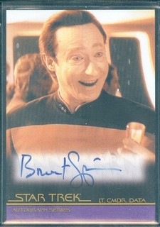 Star Trek Quotable Movies ( A100 ) Brent Spiner Autograph Card