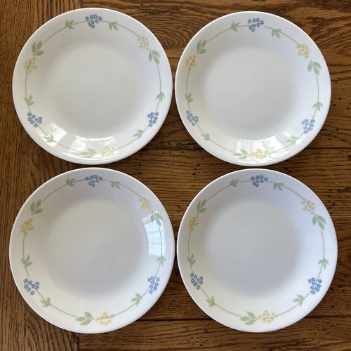 Corelle Corning SECRET GARDEN 6 3/4” Bread Dessert Salad Side Plates Set of 4