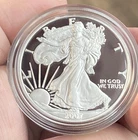 2007-W PROOF $1 AMERICAN SILVER EAGLE WITH BOX, OGP & COA