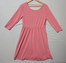 Maurices Women's Pink Casual Dress Sz S Stretchy Beach Minimalist Preppy Easter