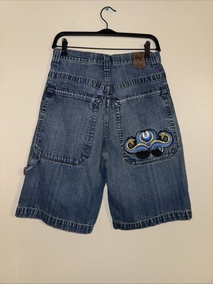 Vintage Y2K Jnco Jeans Snake 8 Ball Design Baggy Wide Leg Jean
