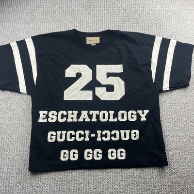 GUCCI ESCHATOLOGY 1921 Tシャツ Gucci T Shirt 25 ESCHATOLOGY TEE Black White Size XS Oversized