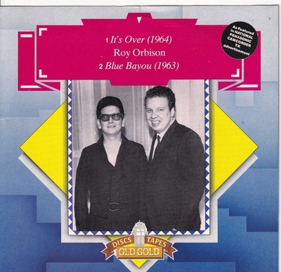 7'' Single - Roy Orbison - It's over, Blue bayou