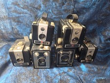 Vintage Antique Brownie Box Camera lot of 6