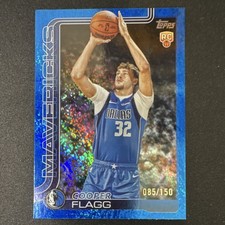 Topps  Cooper Flagg RC error card only one I have seen.  Blue 201. 85/150 RC