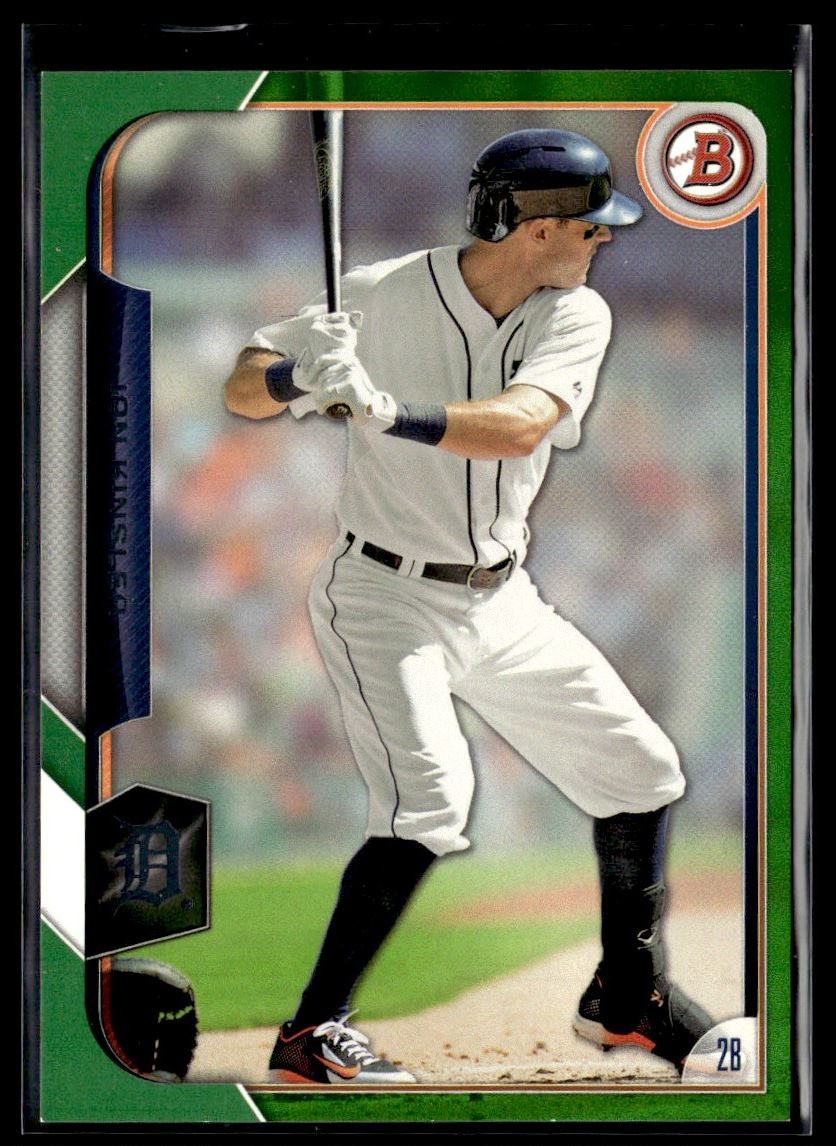 2015 Bowman Green Ian Kinsler 62/99 Detroit Tigers #29