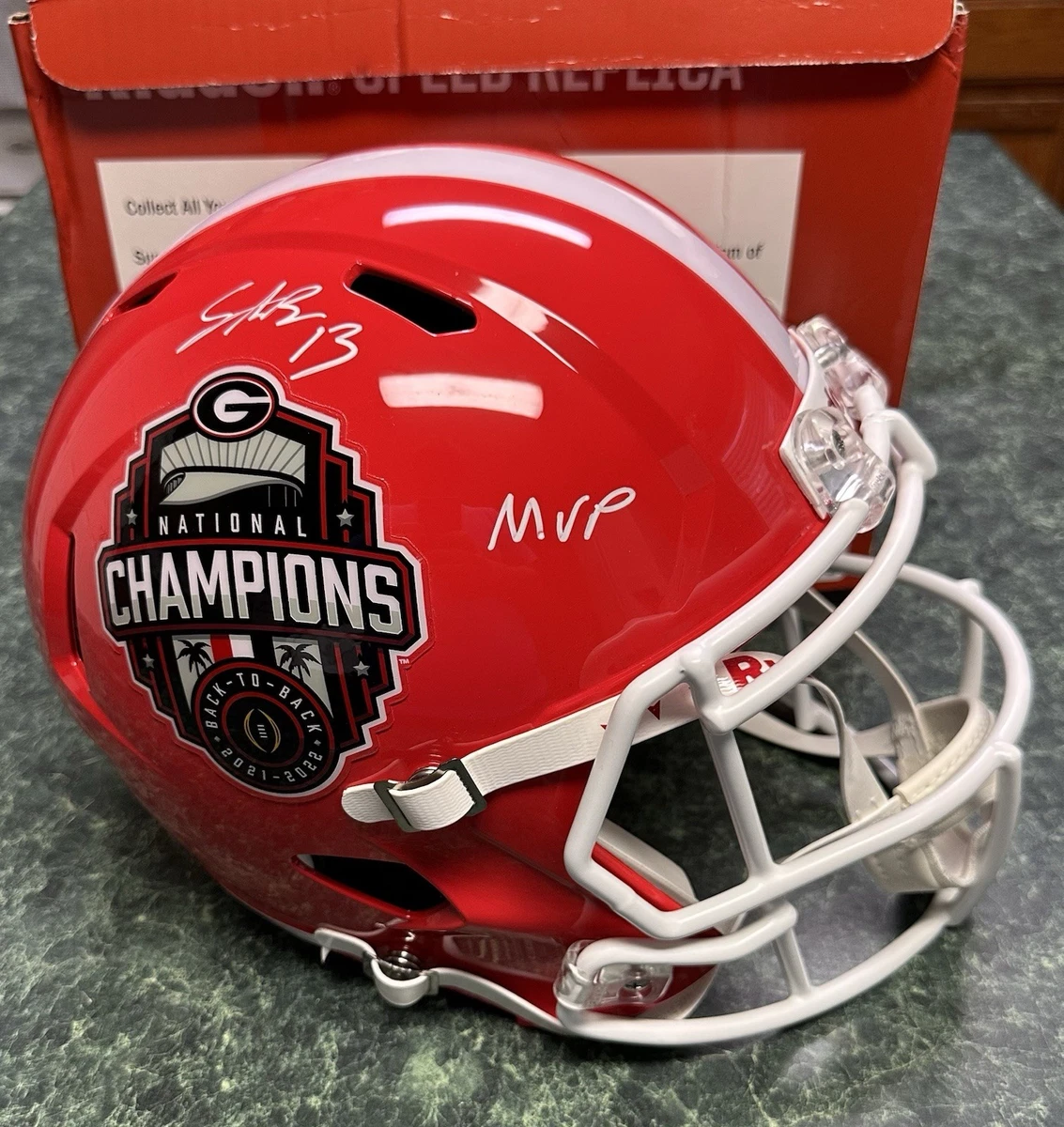 Georgia Bulldogs NCAA Original Autographed Football Helmets for sale | eBay