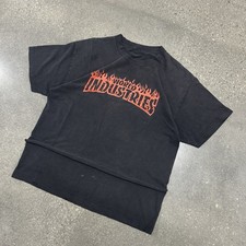 Y2K 2000s World Industries graphic skater tee fader smoker See Measurements