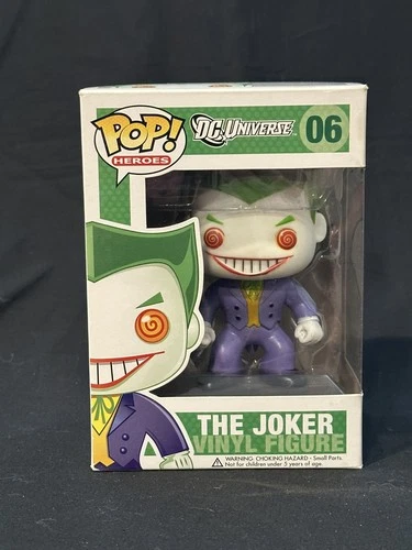 Funko POP! The Joker DC Universe #06 Vinyl Figure 2010 DAMAGED BOX