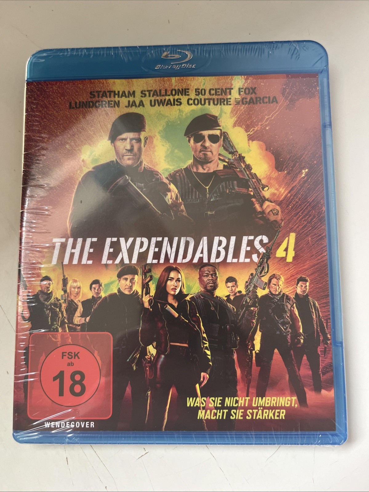 The Expendables 4 (Blu Ray)  New Sealed, German Import, English Language;