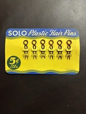 Vintage 1950s Solo Plastic Hair Pins