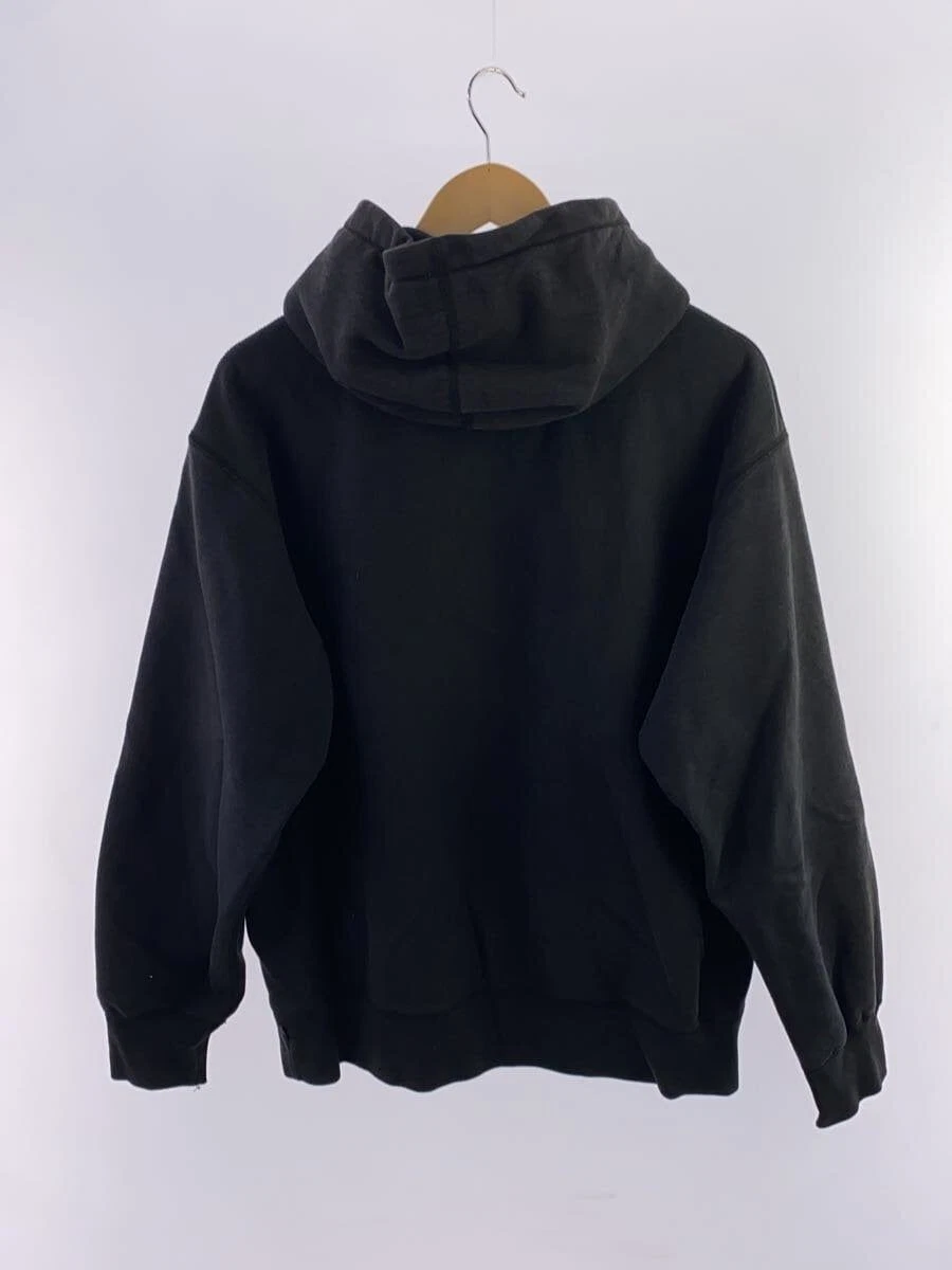 Felpa Supreme con cappuccio M cotone nero usata