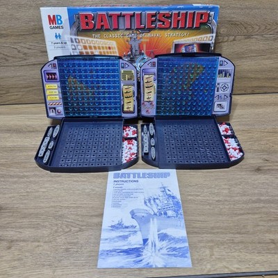 MB Spiele Schlachtschiff 1999 Edition komplett mit Anleitung Strategie Marine Spiel