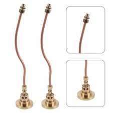 2 Pcs Brass Fittings for Turkey Fryer Burners Cooking Head Outdoor
