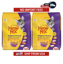 2 pack Meow Mix Original Choice Dry Cat Food, 30 lb. Bag