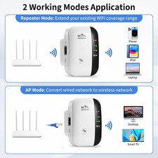 Long Range Signal Booster to 5000Sq.Ft  55 Devices Wifi Repeater Wifi Extender