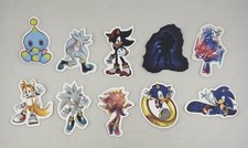 Sonic the Hedgehog 10 Stickers Sega Genesis Pixel Sticker Pack 1.